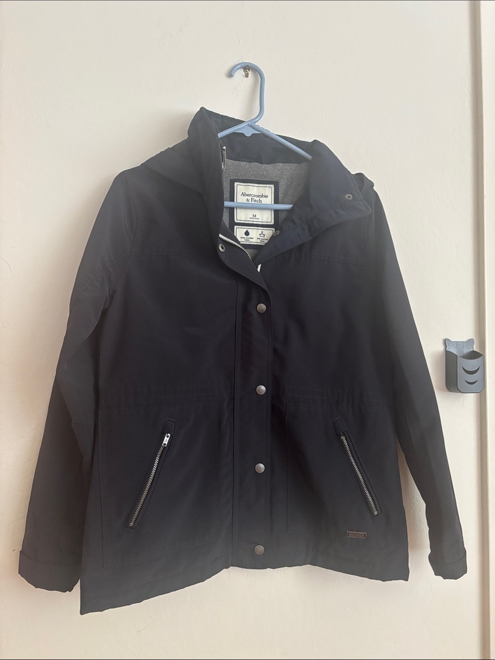 Abercrombie Fitch Rain Wind Jacket SNavy